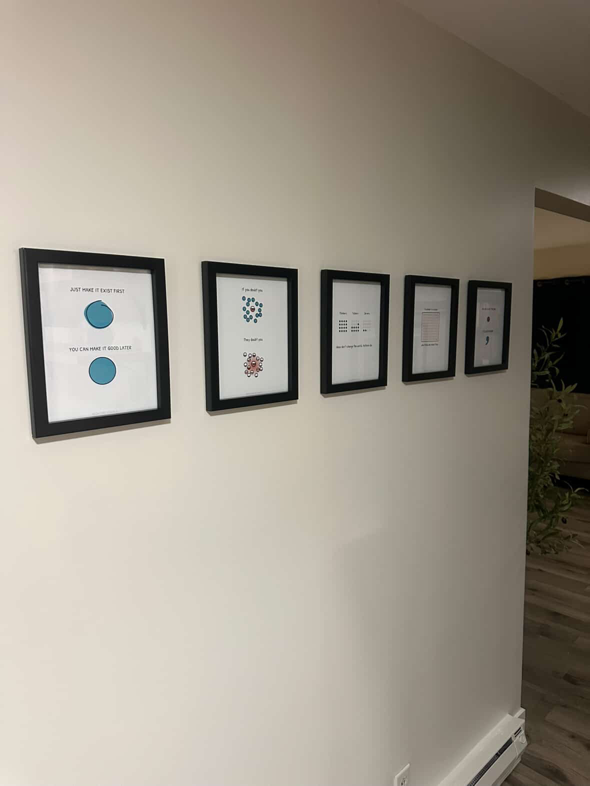 Visual on wall