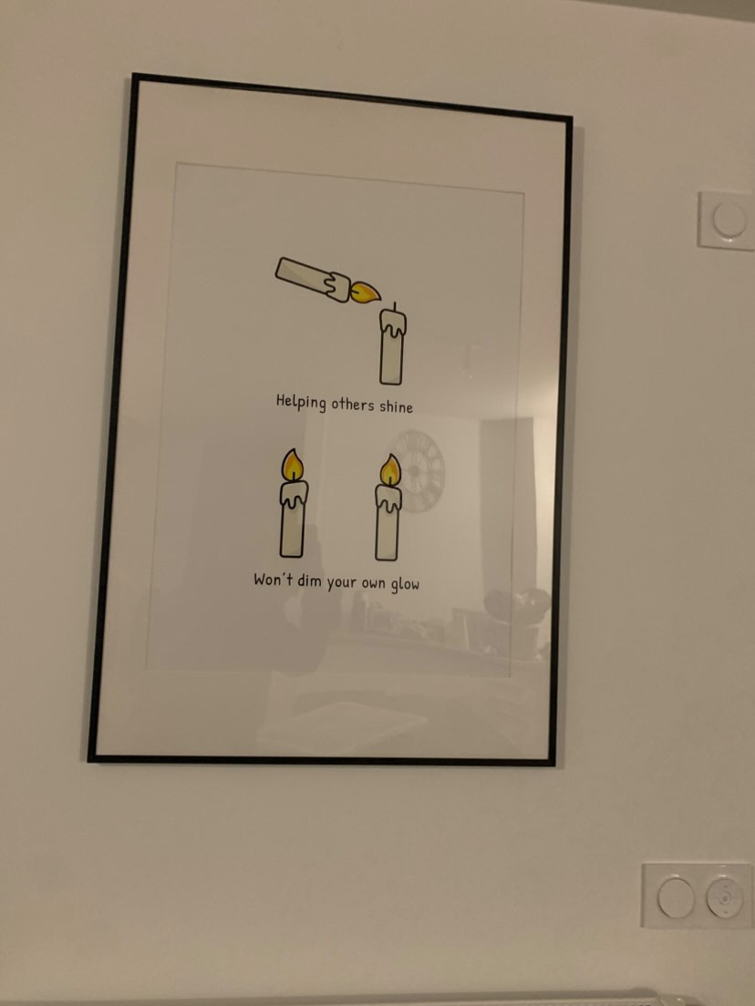 Visual on wall