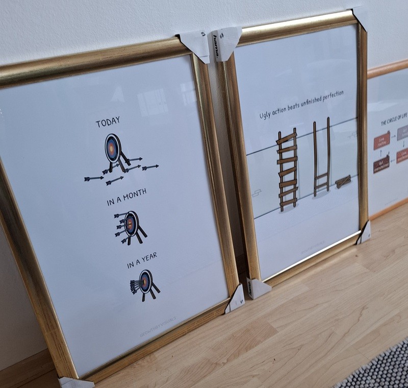 Visual on wall