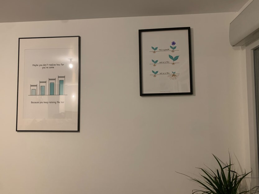 Visual on wall