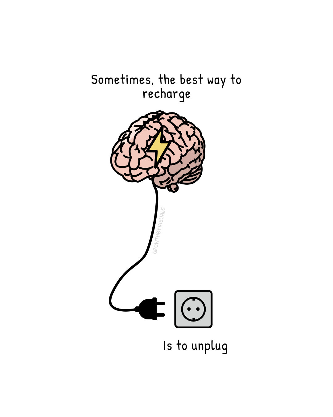 To Recharge, You First Have to Unplug